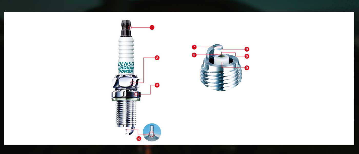 شمع ایریدیوم ماشین 