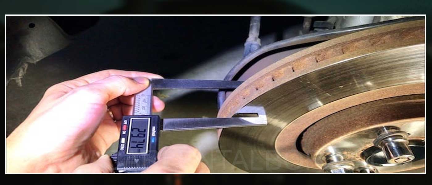 Low brake disc thickness (excessive wear)