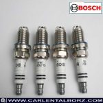 نمای نزدیک از شمع دو الکترود Bosch FLR8LDCU+9