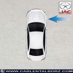 نمای گرافیکی از سیستم تعلیق و کمک فنر جلو جک J4