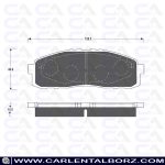 قطعه یدکی لنت ترمز عقب Toyota Cressida تولید PARS LENT