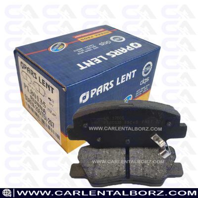 لنت ترمز عقب پژو 207 مدل 95 به بالا پارس لنت PARS LENT